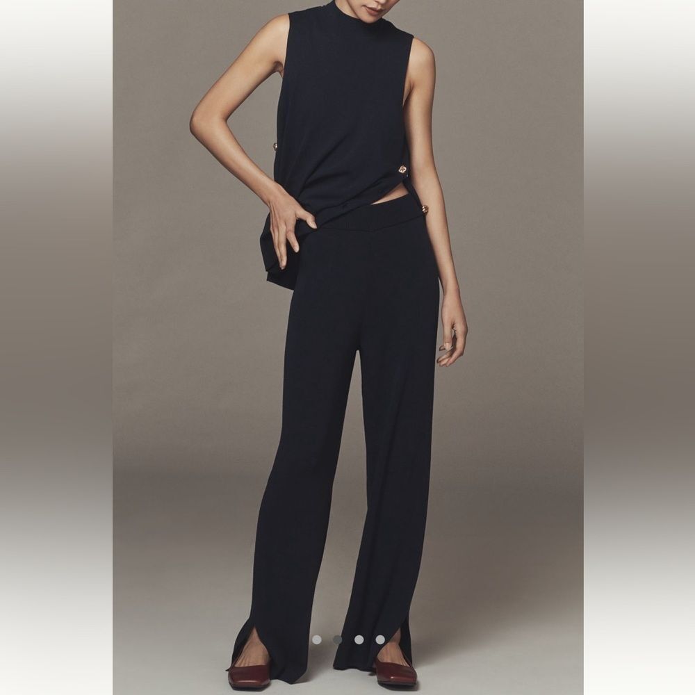 Anthropologie Maeve Pull-On Sweater Pants